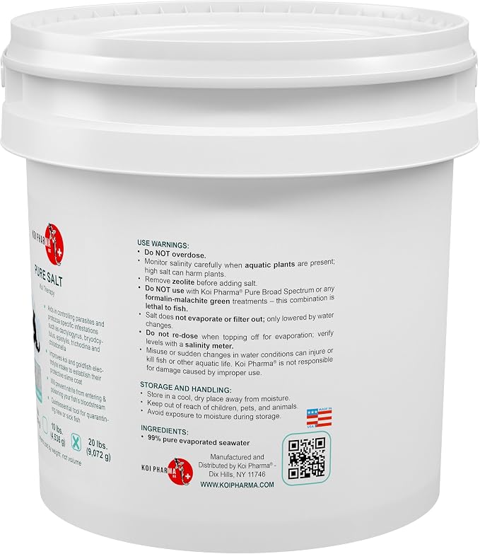 Pure Salt Koi Therapy - All-Natural (20 Pound)