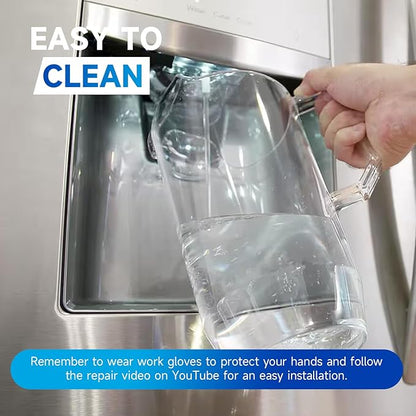 ANTOBLE Frozen Water Line Tool Kit for Refrigerator Water Dispenser Unclogging Kit, Fast Easily Defrosting for All Brand Fridge Dispenser Pipe Thawing Tool with Extended Reach, 36 Inches