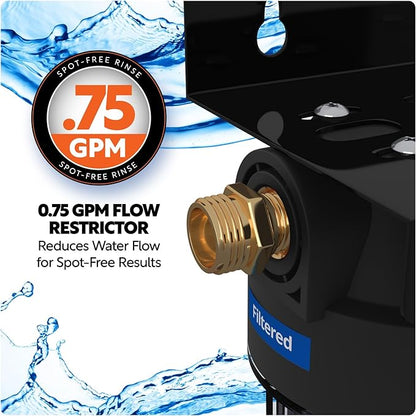 Deionized Spot-Free Car Wash Rinse System Unit, Spotless Water Deionizer for Car Washing, RV, and Motorcycle, Without Hose