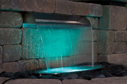 Atlantic 304 Stainless Steel Waterfall Spillway, 36-Inch, SS36