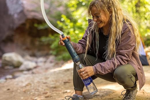 LifeStraw - Ultrafilter Membrane Water Purifier, Removes 99.99% Viruses, Bacteria, Parasites, 30L/hr Gravity Flow, 18,000 Liters Lifetime Capacity, B Corp Certified, Climate Neutral