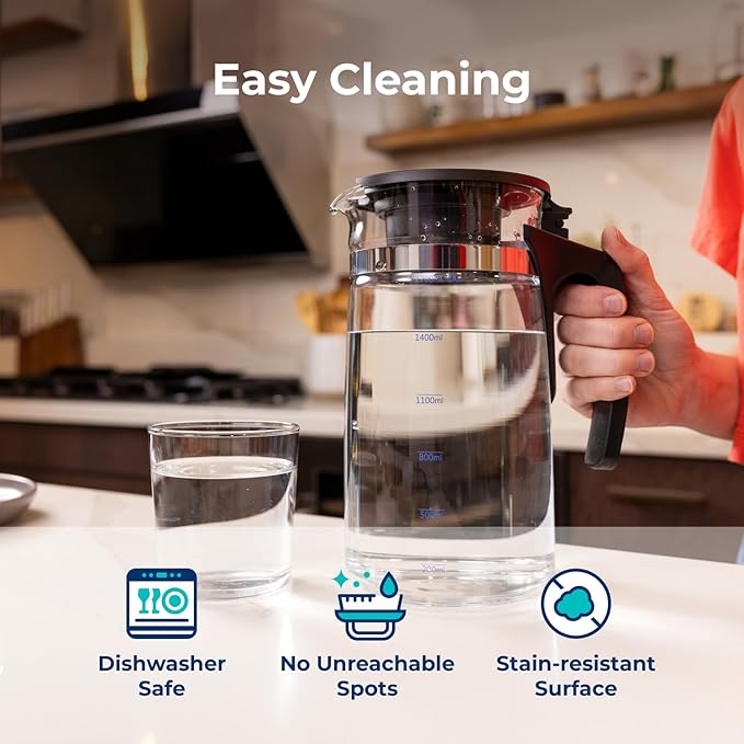 Bluevua RO100ROPOT(UV) Reverse Osmosis System Countertop Water Filter, with One Extra ROPOT Replacement Carafe, Bundle