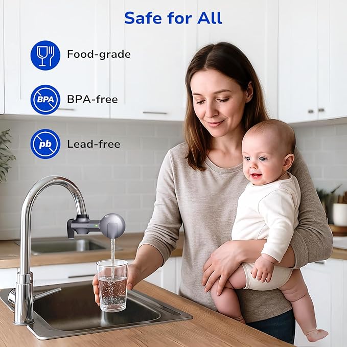 Fil-Fresh 4-Pack PURWater Filter Replacement for RF-9999 PURPLUS Faucet Water Filtration System, NSF Certified, Replace Mineral Core Faucet Mount Water Filter