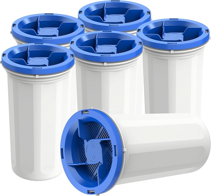 Compatible with New Culligan Pitcher Replacement Filter ZEROF01, 6 Pack | Multi-Stage Filtration Water Filter, Reduces Lead, PFAS, Mercury, Chromium & Contaminants by Sensiblopt