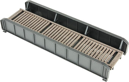 Walthers Cornerstone HO Scale Model 50' Single-Track Railroad Through Girder Bridge - Kit