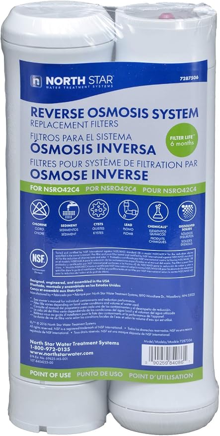 North Star 7287506 Water Filtration Northstar Conditioning Pre & Post Filter