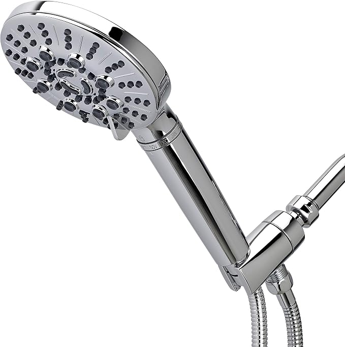 Sprite Showers HKE-CM Biarritz 7-Setting Hand Held Filtered Shower Handle, Chrome
