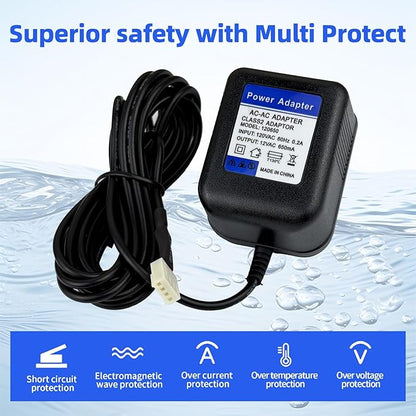 12V AC Power Adapter, Water Softener Transformer, Compatible with V3108, V3186 Clack Circuit Board