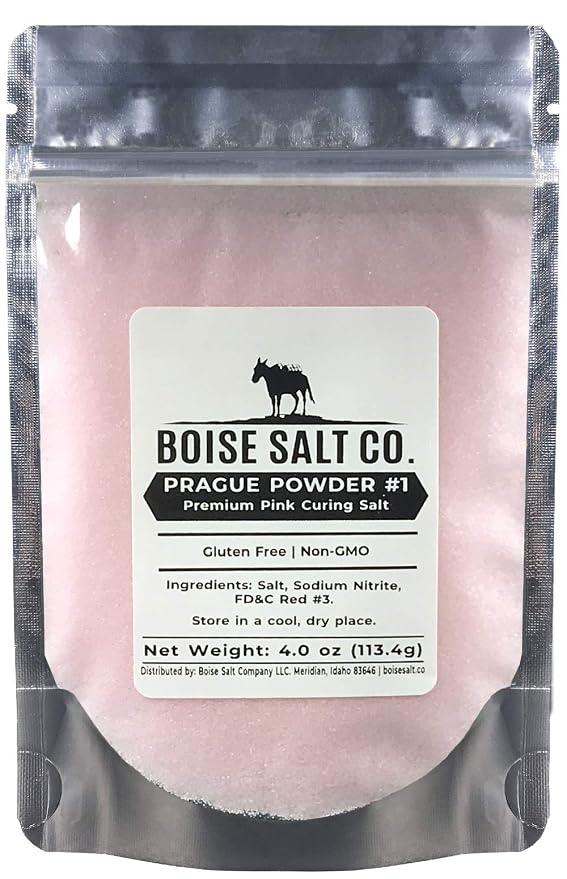 Boise Salt Co. Prague Powder #1 Premium Curing Salt - 4 oz Resealable Pouch