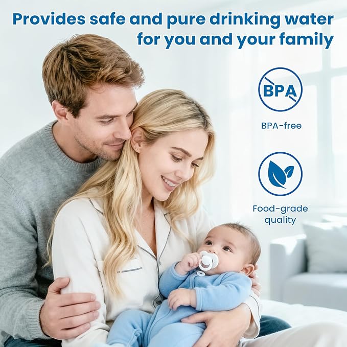 Water Filter Replacement for All Water-drop Pitcher Filtration System, Fit for Water-drop, WD-PF-01A Plus, Reduces PFAS, PFOA/PFOS, Chlorine, 3 Months or 250+ Gallons (Pack of 3)