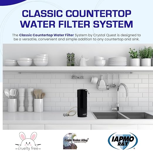 Classic Countertop Water Filter System, Smart Plus (20,000 Gallons, Black)