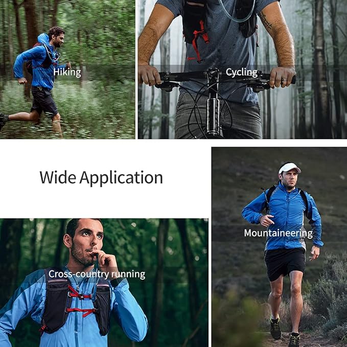 Mdvora 1.5L/2L/2.5L/3L Hydration Bladder, Large Opening Water Storage Bladder Bag, for Cycling Hiking Camping