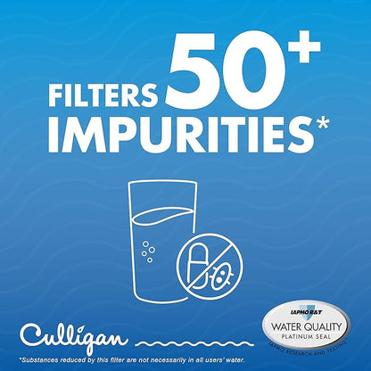 Culligan CUW1 Refrigerator Water Filter, Replacement for Whirlpool Water Filter 1 (EDR1RXD1), Replace Every 6 Months Pack of 1