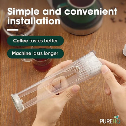 Keurig Filter Replacement Starter Kit - Water Filters for Keurig K-Classic, K-Supreme, K-Express, K-Elite, K-Select, K-Slim 2.0 Coffee Maker - Includes Tall Handle Filter Holder and 3-Pack Cartridges