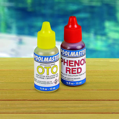 Poolmaster 23225 1/2-Ounce OTO and Phenol Red Replacement Indicator Solutions For Spa and Swimming Pool Water Testing