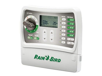 Rain Bird SST400IN Simple-to-Set Indoor Sprinkler/Irrigation System Timer/Controller, 4-Zone/Station (This New/Improved Model Replaces SST400I)