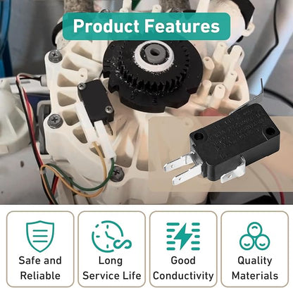 7305150 Water Softener Rotor Position Switch Compatible with GE Kenmore Softener 7030705 7030713 9001800 WS21X10003 Models(Black)