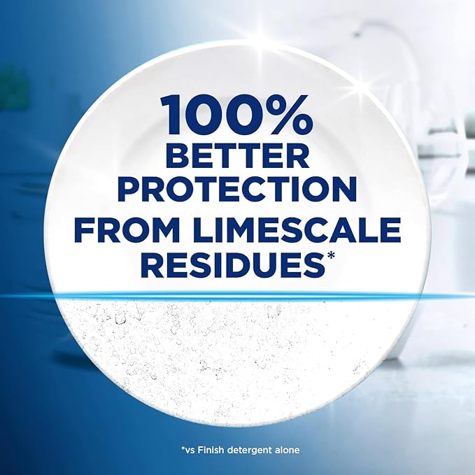 Finish Dishwasher Salt 4kg, Protection from Limescale Residues, Premium Quality