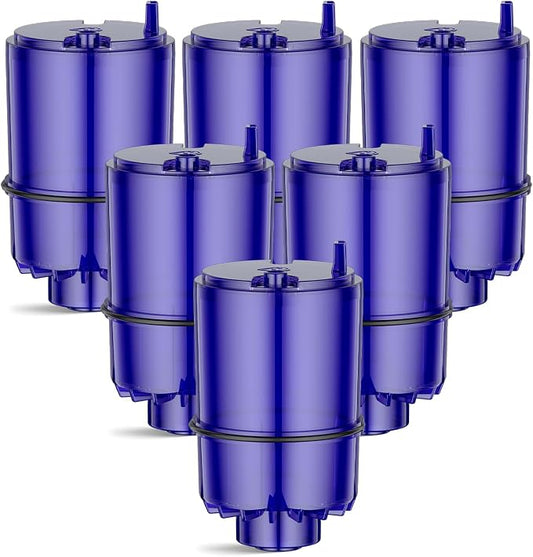 BREAUILL Faucet Water Filter Replacement for All Pur Systems - NSF Certified, Compatible with Pur RF-9999 - 6 Pack