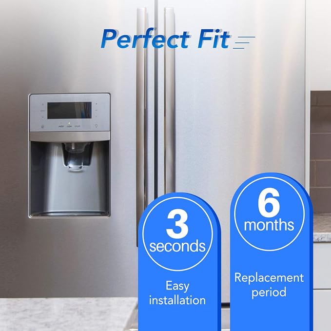 ICEPURE RWF5800A Refrigerator Water Filter Replacement for Frigidaire EPTWFU01, EWF02, Pure Source Ultra II, PureSource Ultra 2, SCWFTCTO, GP006, EPTWFUO1, MR022, JO22, BO022, TH-01, DE022, 1007 3PACK