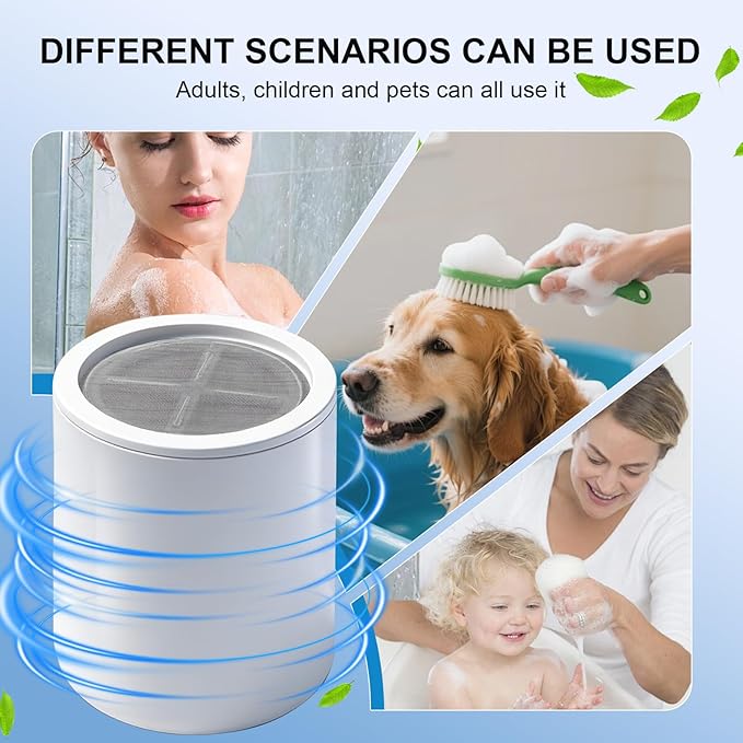 Shower Head Replacement Filter Cartridges Compatible with Eskiin Shower Head, Removes Hard Water & Chlorine, Enhances Water Softening & Purification (3 PACK)