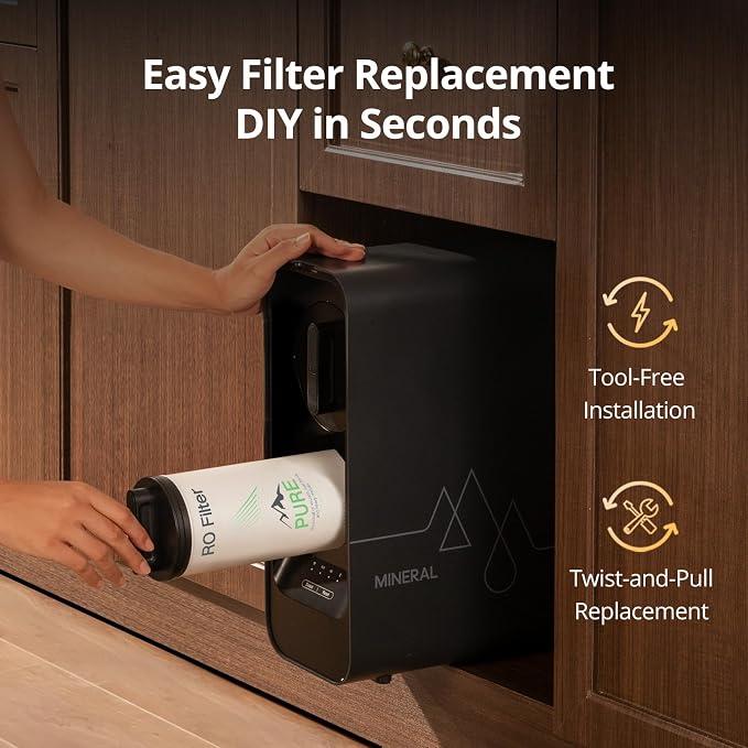 VIOMI M1-RO Filter, Replacement for Viomi Reverse Osmosis Water Filter, 48-Month Lifespan, Compatible with M1 Mineral Reverse Osmosis System