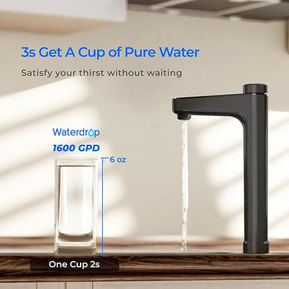 Waterdrop X16-F3 Filter, Replacement for All X16 1600 GPD Series RO System | 24-Month Lifetime, Reduce PFAS, Long Filter Lifespan, Enhanced Filtration