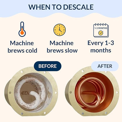 Nespresso Compatible Vertuo Cleaning & Descaling Kit – 12 Month Supply - Includes 4 Descaling Powder Solution, 12 Cleaning Tablets, 1 Reusable Pod, Eco-Friendly Vertuoline Maintenance Kit