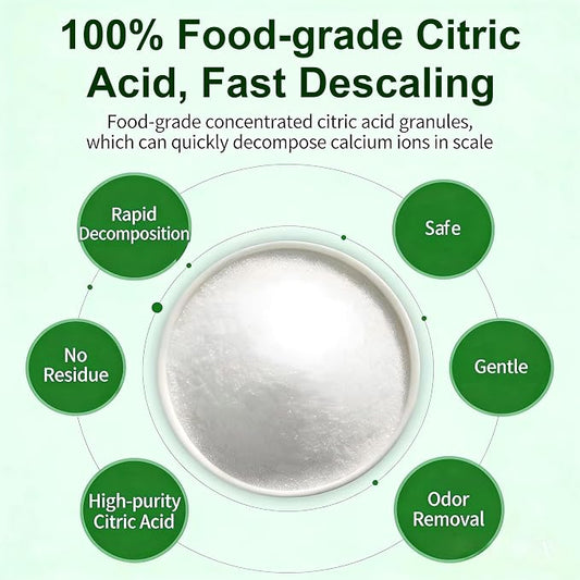 Truey Citric Acid Descaling Agent,Individually Wrapped Descaler(10 packs) | Food Grade Concentrated Powder, Individually Wrapped Descalers for Kettles, household cleaner