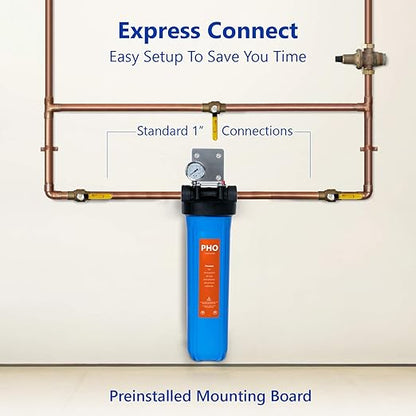 Express Water WH100SP Anti Scale Whole House Water Filter System, Blue