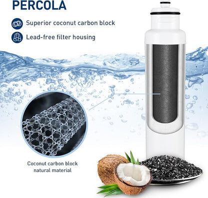 HX2017FR-A/HX2017F-A/HRF266N6CSE1 Water Filter, 1-Pack | Compatible With Hisense HRF266N6CSE, HRF209N6CSE, HRF254N6TSE, HRF254N6DSE, HRF210N6CBE, Mora MRF211N6CSE, MRF266N6CSE