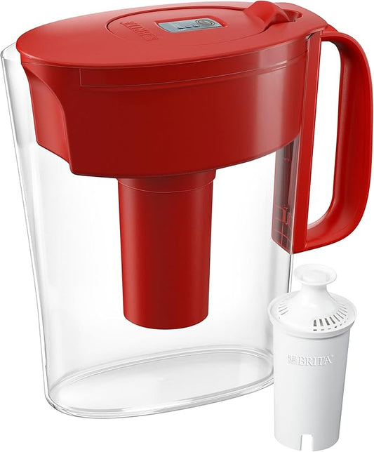Brita Water Filter Pitcher Bundle with Standard Replacement Filters (3 Count)
