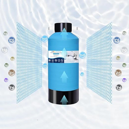 H&G Lifestyles Under Sink Water Filter System 300,000 Gallons | Reduces PFAS, PFOA/PFOS, Lead, Chlorine, Bad Taste & Odor,with NSF 42/53 KDF GAC,with 3/8" Quick Connection Easy Installation