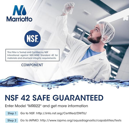 MARRIOTTO EPTWFU01 Water Filter Replacement, Compatible with EPTWFU01, EWF02, Pure Source Ultra II, 2 count