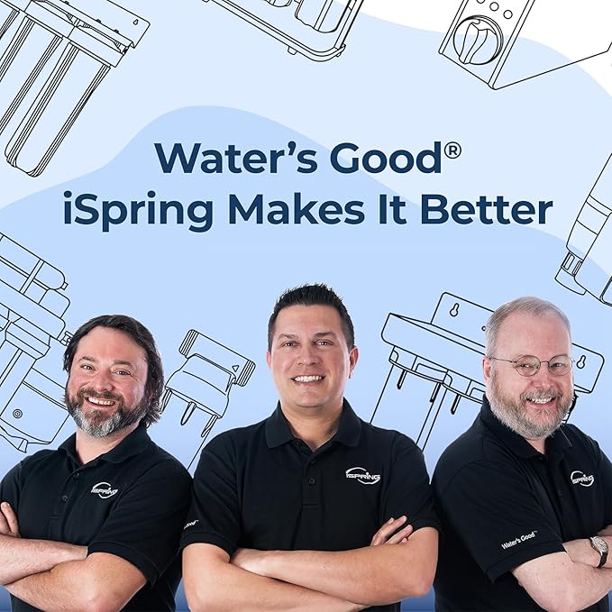 iSpring FG25-KS 2.5” x 20” Lead, Chlorine, Chloramine, PFAS Reducing Whole House Water Filter, Fits iSpring WCB32 Series