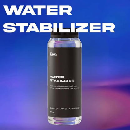 Water Stabilizer – Chlorine-Free Water Treatment for Ice Pod & Long Pod – Maintains Clean, Balanced Water for Weeks – 8 oz. Bottle (1-Month Supply) - The Pod Company