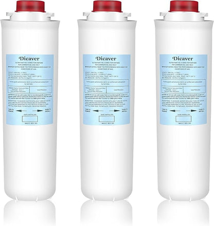 51300C Filters, Replacement for Elkay 51300C EWF3000 Filter By NSF/ANSI 42 Certified,Compatible with Ezh2o Filter Replacement Bottle Stations, High Capacity 3000 Gallon (No Chip) 3 Packs