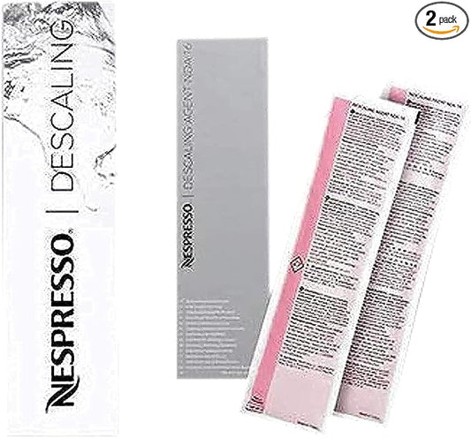 NESPRESSO DESCALING KIT INCLUDES 2 UNITS NEW VERSION