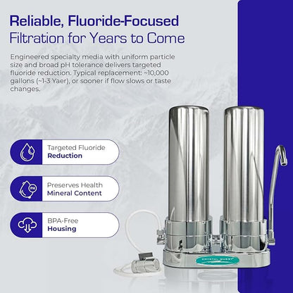 Fluoride Countertop Water Filter System