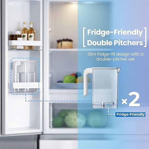 iSpring RCD100-THCW Hot & Cold Countertop Reverse Osmosis System, White, RO Water Filter Dispenser, 9 Temperature Options from 50–210°F & 6 Dispensing Volumes, TDS & Filter Life Monitor