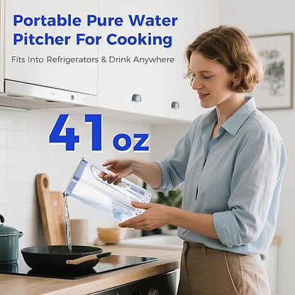 CT910G Countertop Reverse Osmosis Water Filter System, 7-Stage RO Water Filtration System, 528 Gallons Water Purifier, 3:1 Pure to Drain, NSF 372,42,58, Reduce TDS PFAS, No Installation