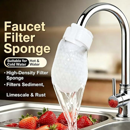 2026 New Faucet Filter Cotton Bag, 100pack Faucet Filter Bag for Filtering tap Water, Cotton Filter Bag for Faucet, Kitchen Sink (100PCS)