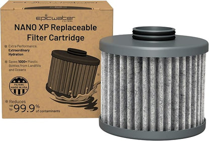 Epic Nano XP Water Filter – Made in USA – Removes 70+ Contaminants Including PFAS, Lead, Bacteria, Viruses and Microplastics – 100 Gallon Capacity – Replaceable Inner Cartridge – Recyclable