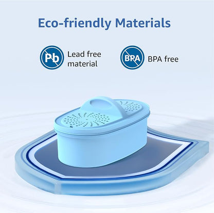 Maxblue PF-AL Alkaline Water Filter Replacement for Waterdrop® Pitcher | Replacement for Waterdrop® Pitcher and Dispenser & PF-AL Filter, Reduces PFOA/PFOS, Chlorine, Last Up to 100 Gallons, 2 Pack