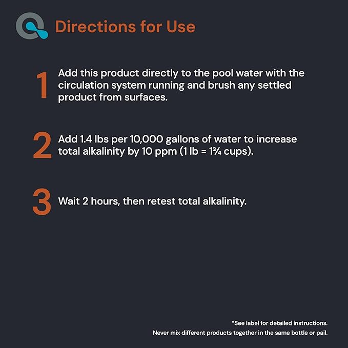 MAV AquaDoc Pool Alkalinity Increaser - 10lb - Sodium Bicarbonate Alkalinity Increaser for Swimming Pools - pH Increaser - Pool Chemicals Made in USA