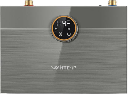 9kW Tankless Water Heater Electric 240V, On-Demand Instant Hot Water | Automatically Maintains Water Temperature Instant Water Heater Under Sink Self-Modulating Technology ETL Certified Eco