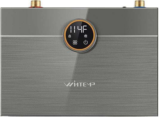 9kW Tankless Water Heater Electric 240V, On-Demand Instant Hot Water | Automatically Maintains Water Temperature Instant Water Heater Under Sink Self-Modulating Technology ETL Certified Eco