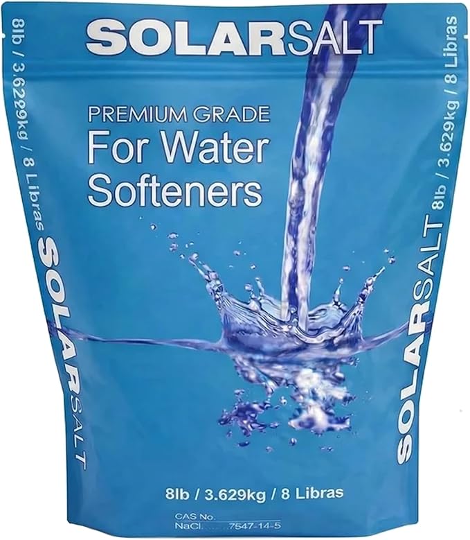 Home and Country All Natural Solar Salt for Water Softener (8 Pounds)