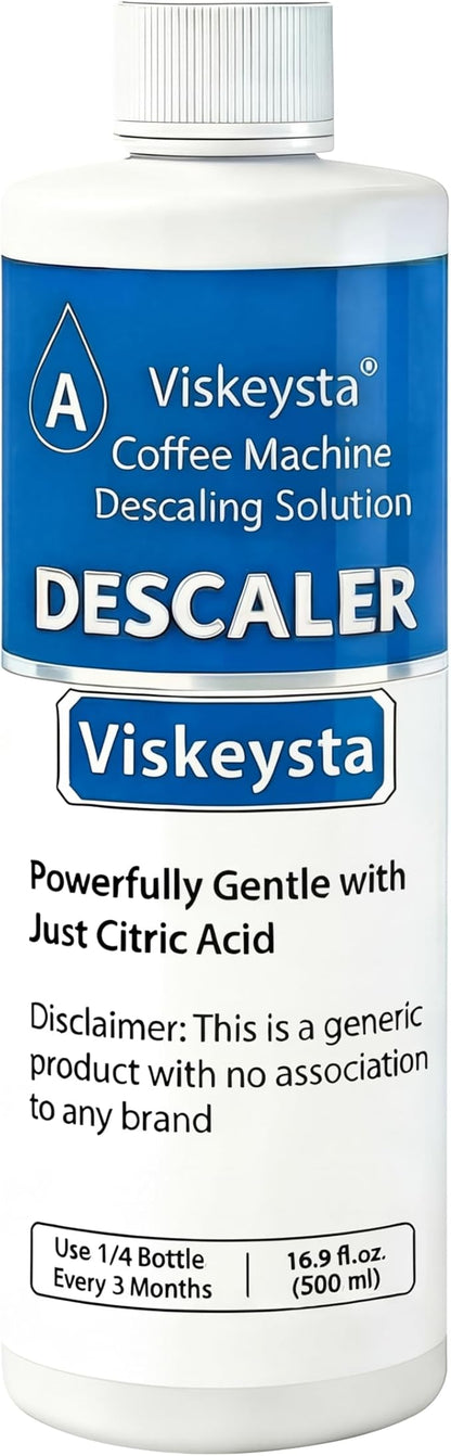 Descaling Solution Compatible with Cuisinart Coffee Machines, 500ml Bottle for 4 Uses