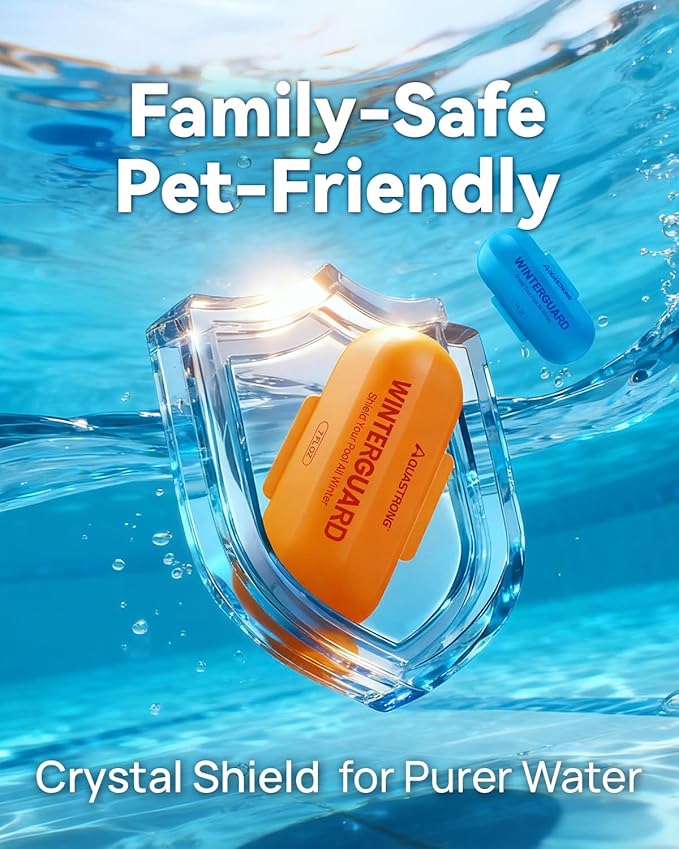 AQUASTRONG 4 in 1 Pool Closing Kit for Above Ground & Inground Pools, Treats up to 30,000 Gallons, Easy-to-Use Pool Winterizing Kit for Winter Care & Maintenance